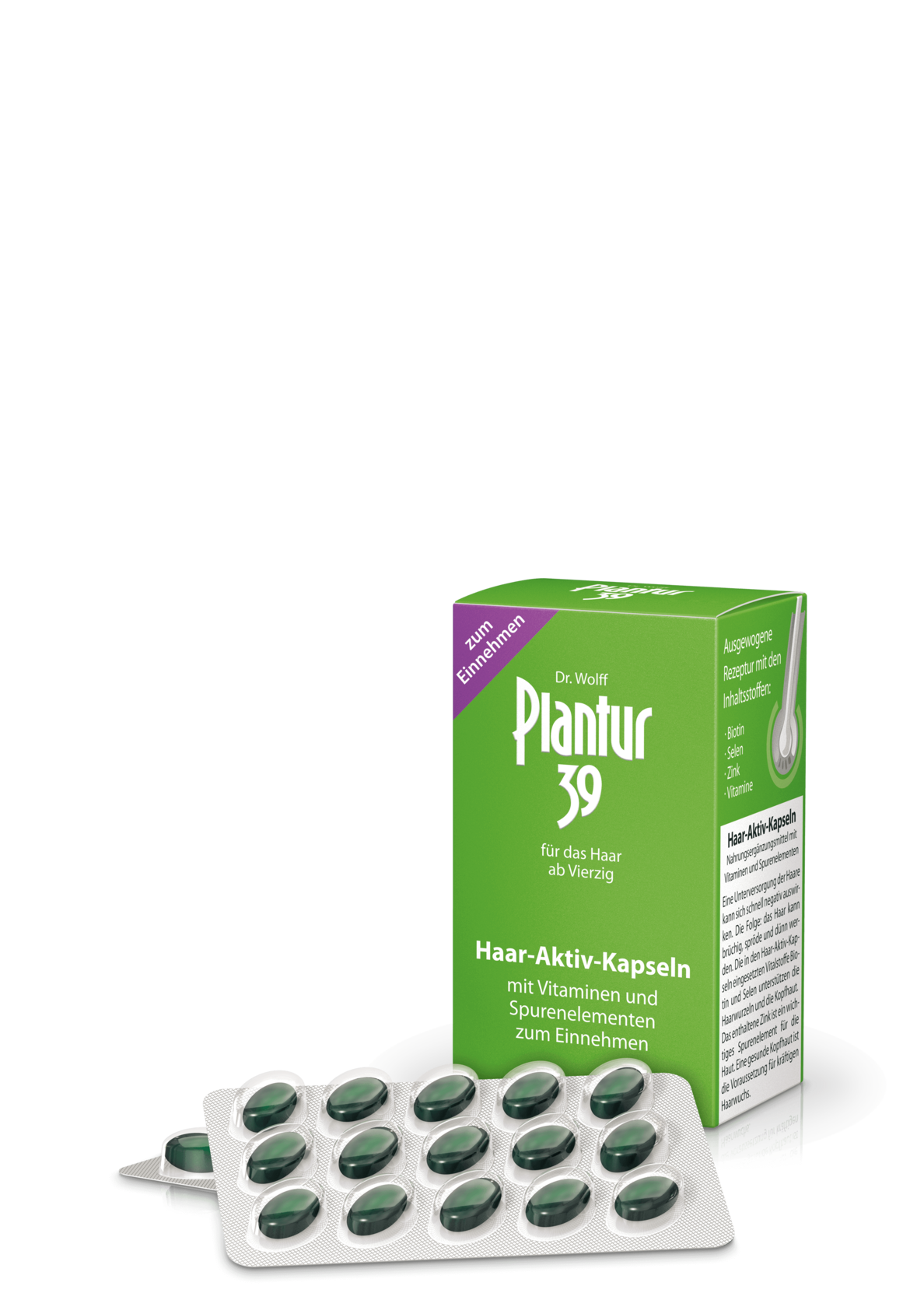 Capsules cheveux actifs