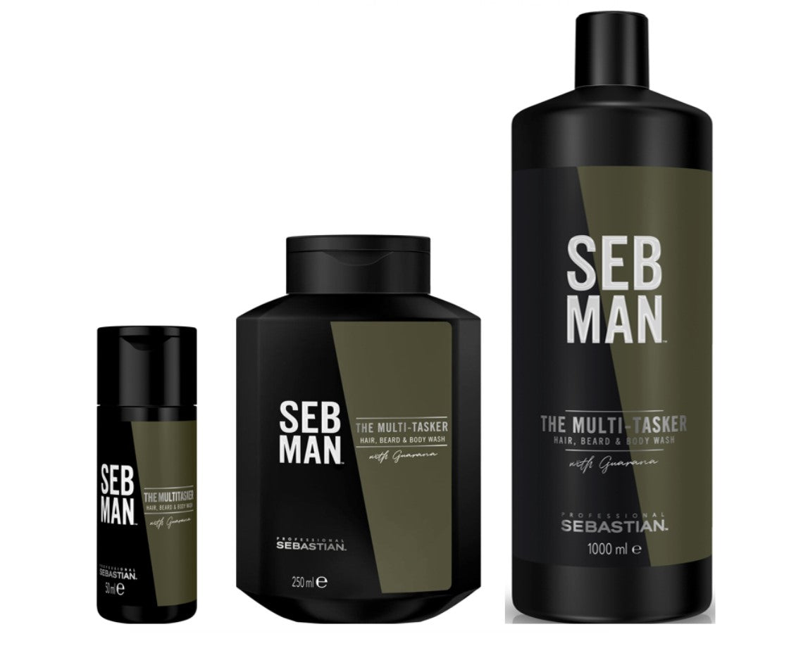 SEB MAN The Multitasker Hair, Beard & Body Wash