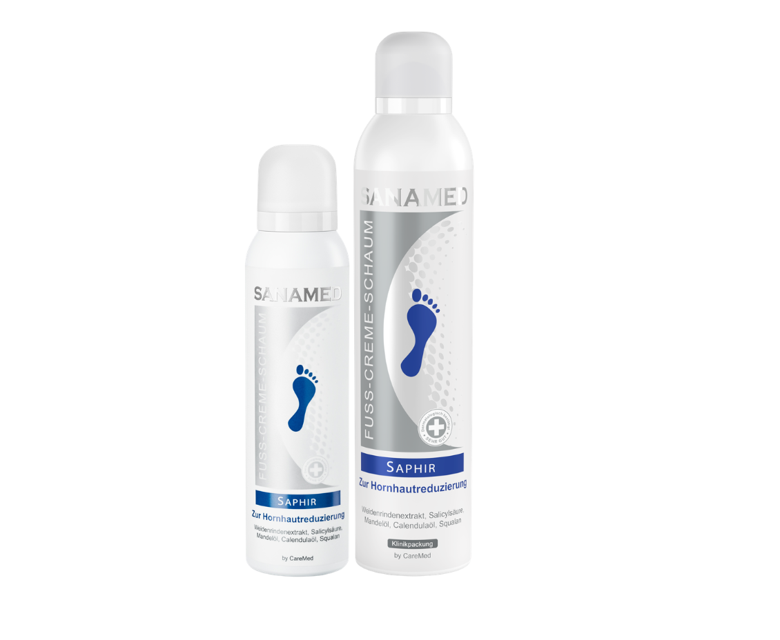 Sanamed Saphir Crème-mousse pour les pieds