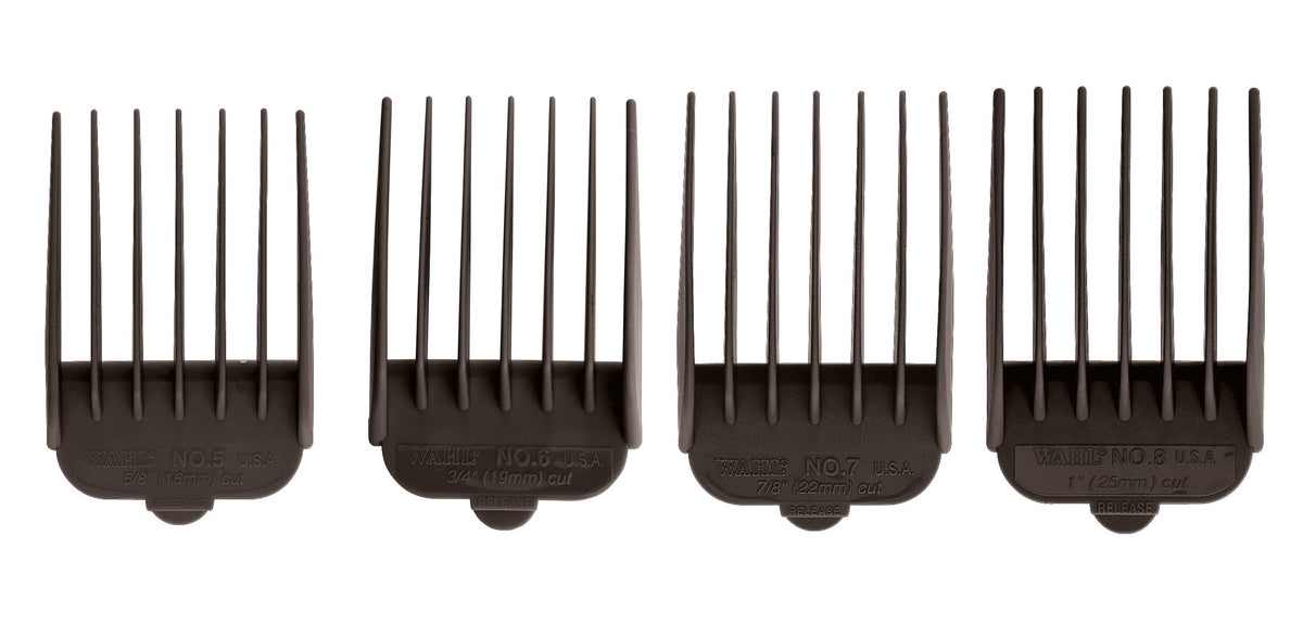 Plastik Aufsteckkamm-Set Nr. 5 - 8