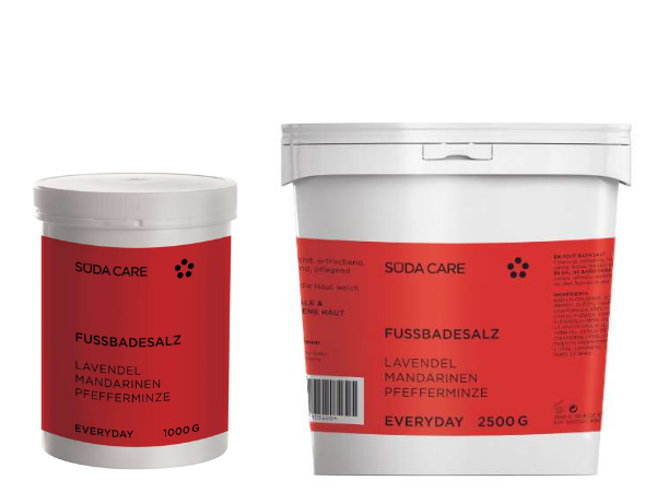 SÜDA CARE EVERYDAY Sel de bain pour les pieds