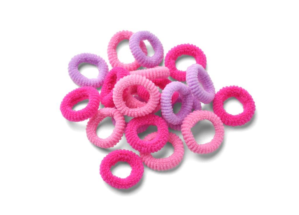 Trisa Gommes à cheveux pour enfants frottée 20 mm