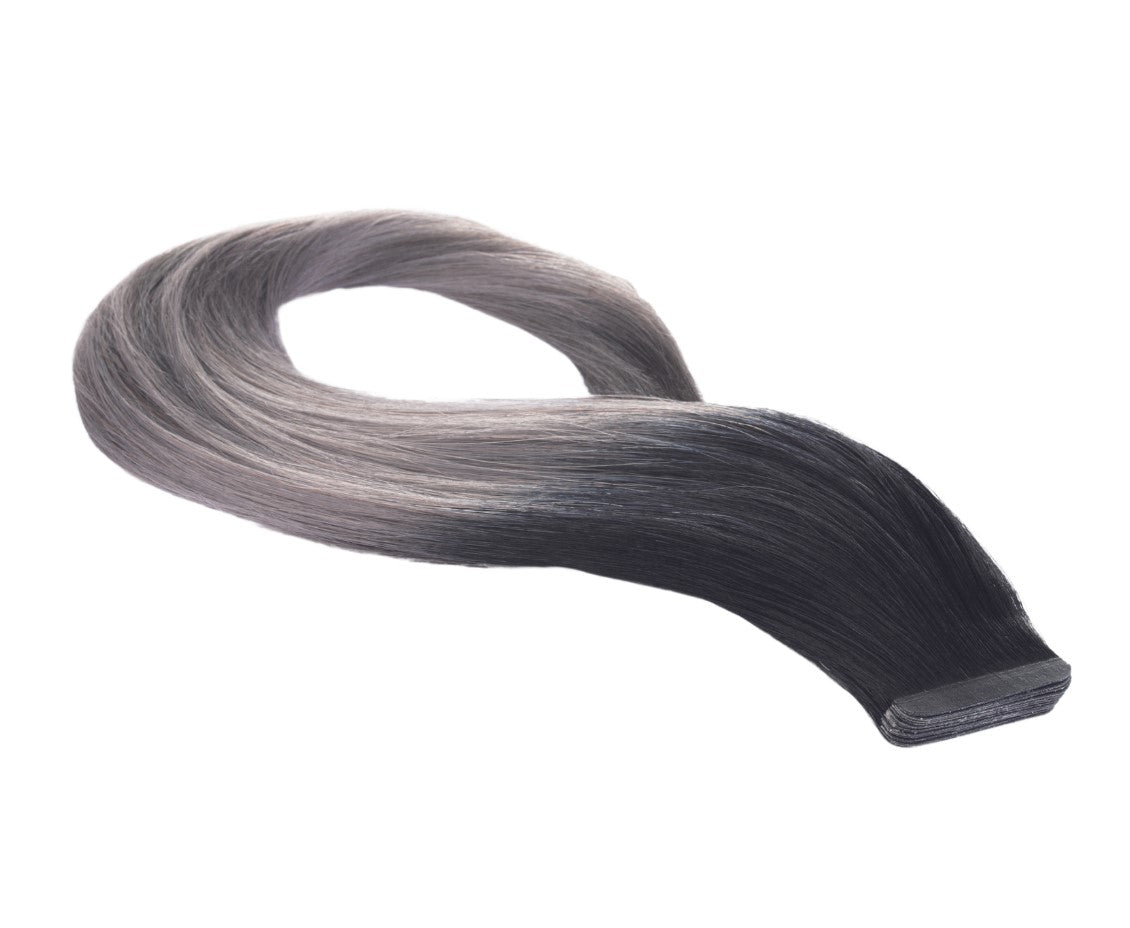 Invisible Tape-In Glatt Ombré