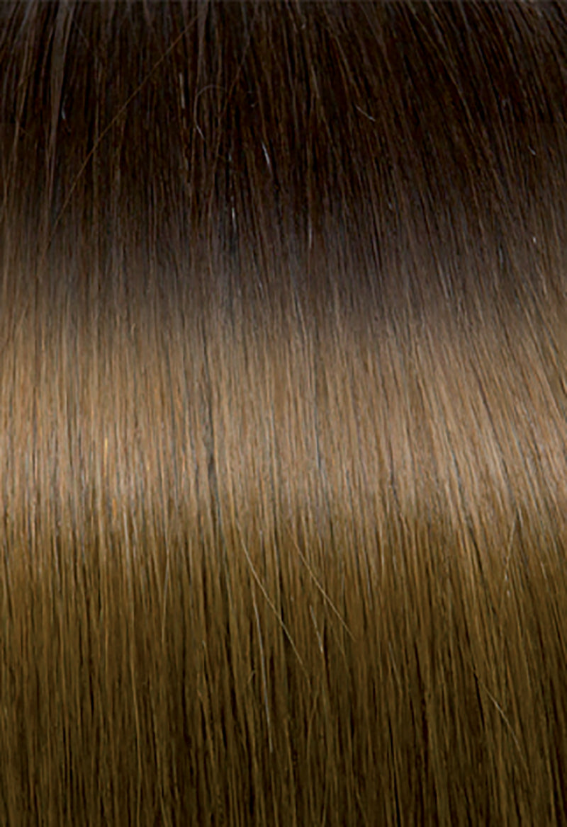 Invisible Tape-In Glatt Ombré