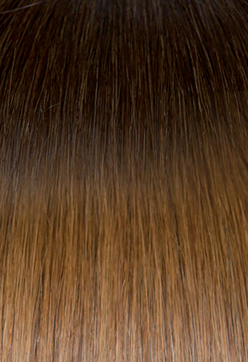 Invisible Tape-In Glatt Ombré