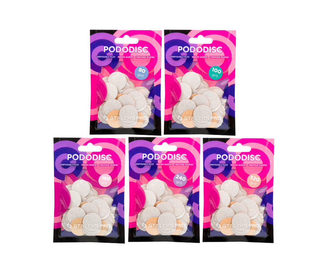 STALEKS PRO Filepads d'hygiène pour PODODISC M EXPERT