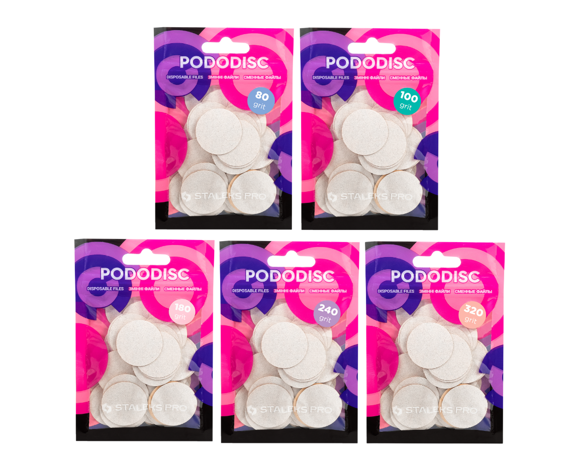 PRO Filepads d'hygiène pour PODODISC M EXPERT PRO Filepads d'hygiène pour PODODISC L EXPERT