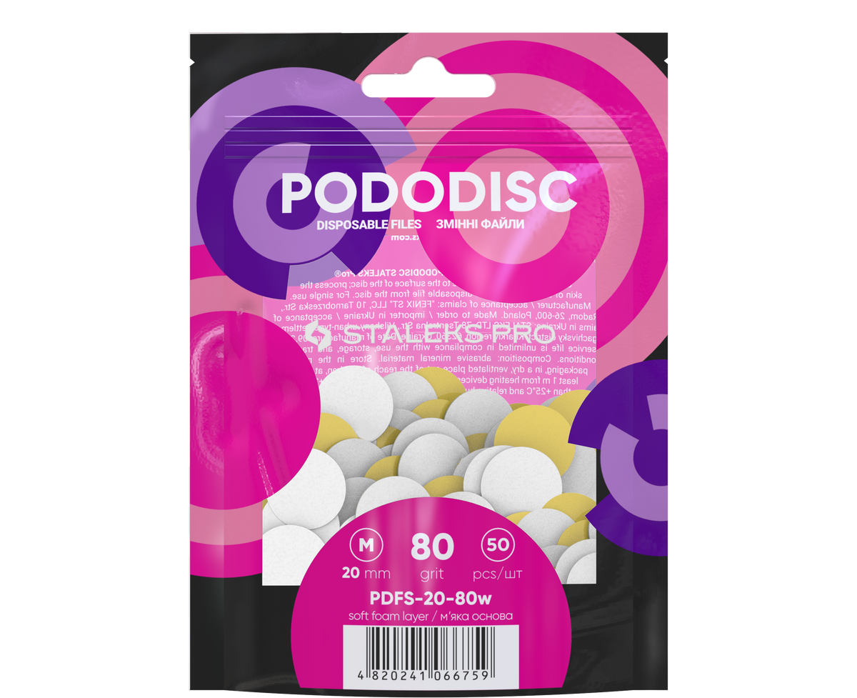 PRO Hygiene Filepads Soft pour PODODISC M EXPERT