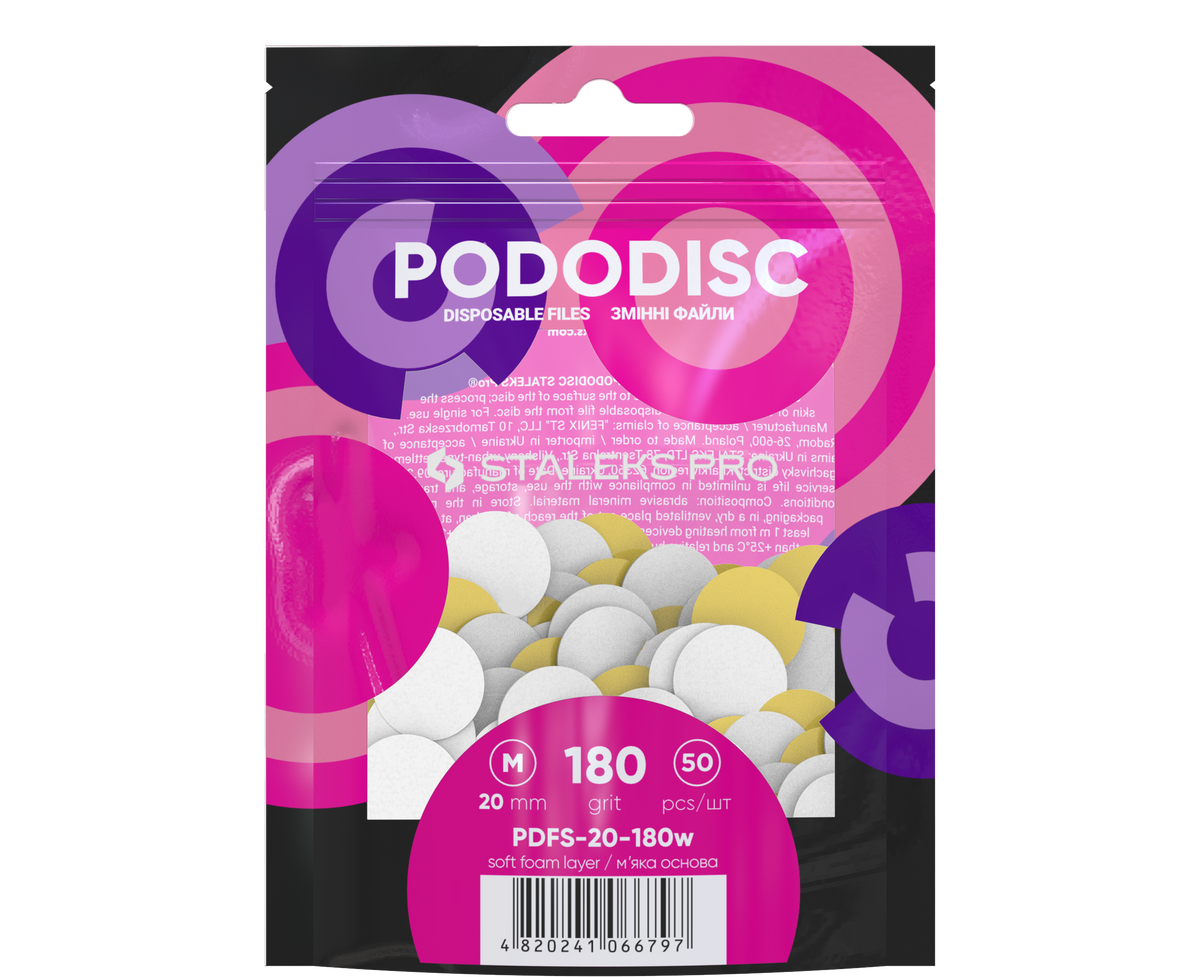 PRO Hygiene Filepads Soft pour PODODISC M EXPERT
