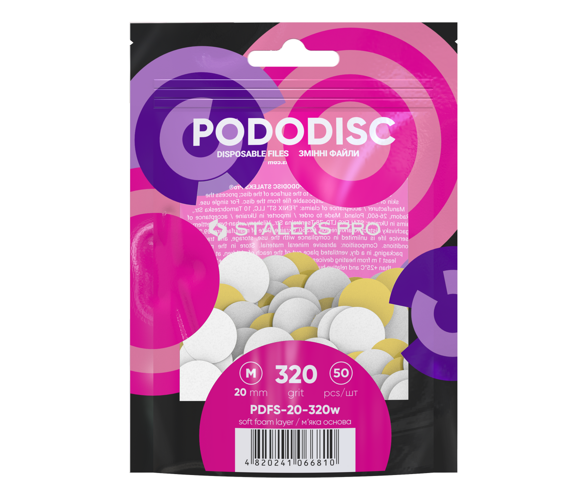 PRO Hygiene Filepads Soft pour PODODISC M EXPERT
