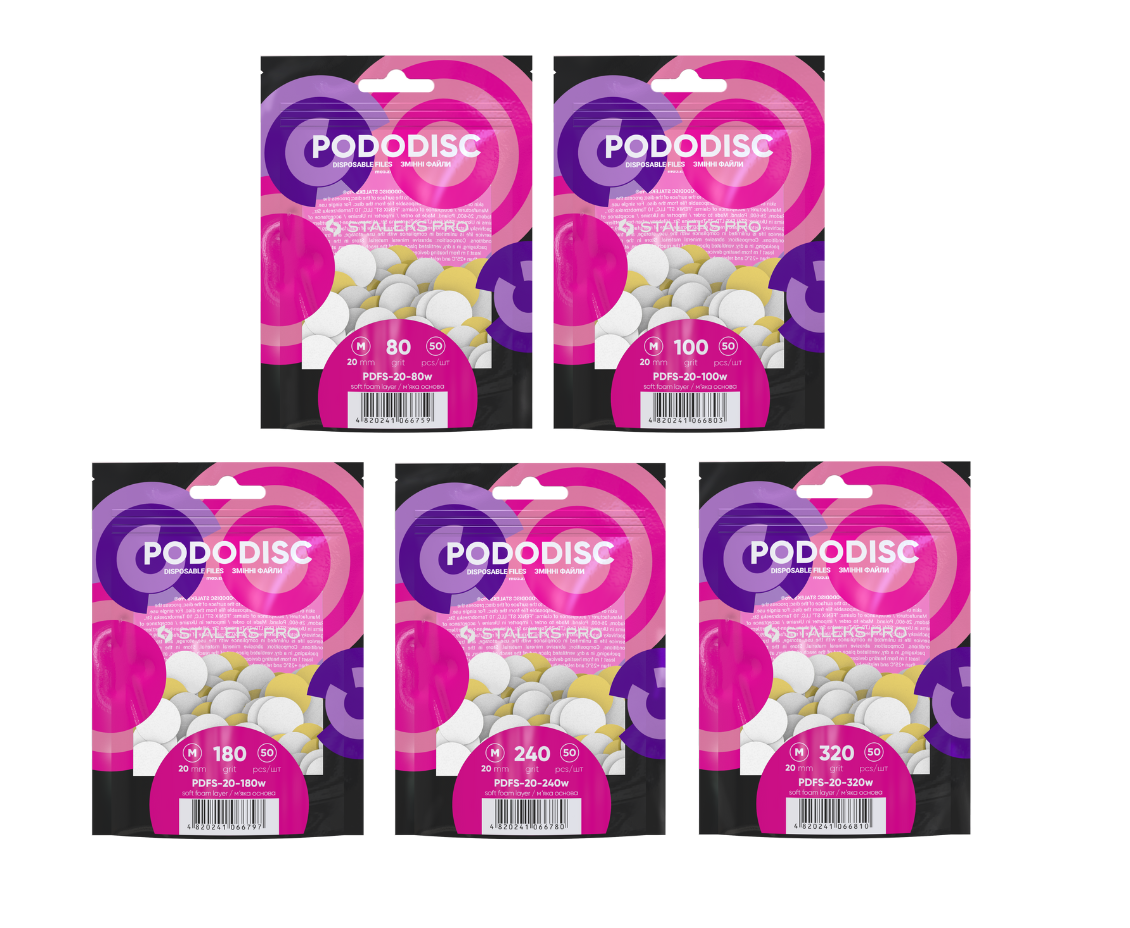 PRO Hygiene Filepads Soft pour PODODISC M EXPERT