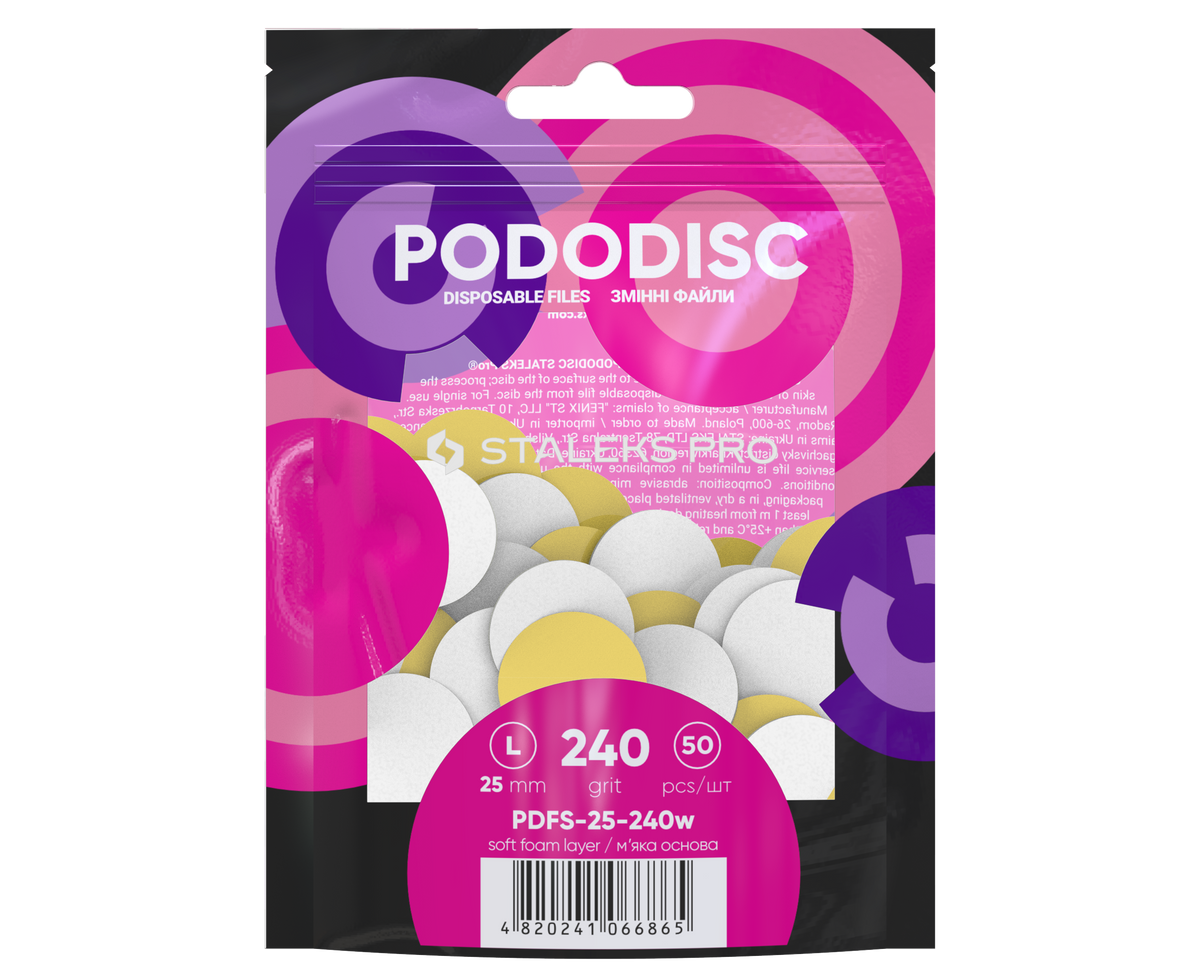 STALEKS PRO Hygiene Filepads Soft pour PODODISC L EXPERT