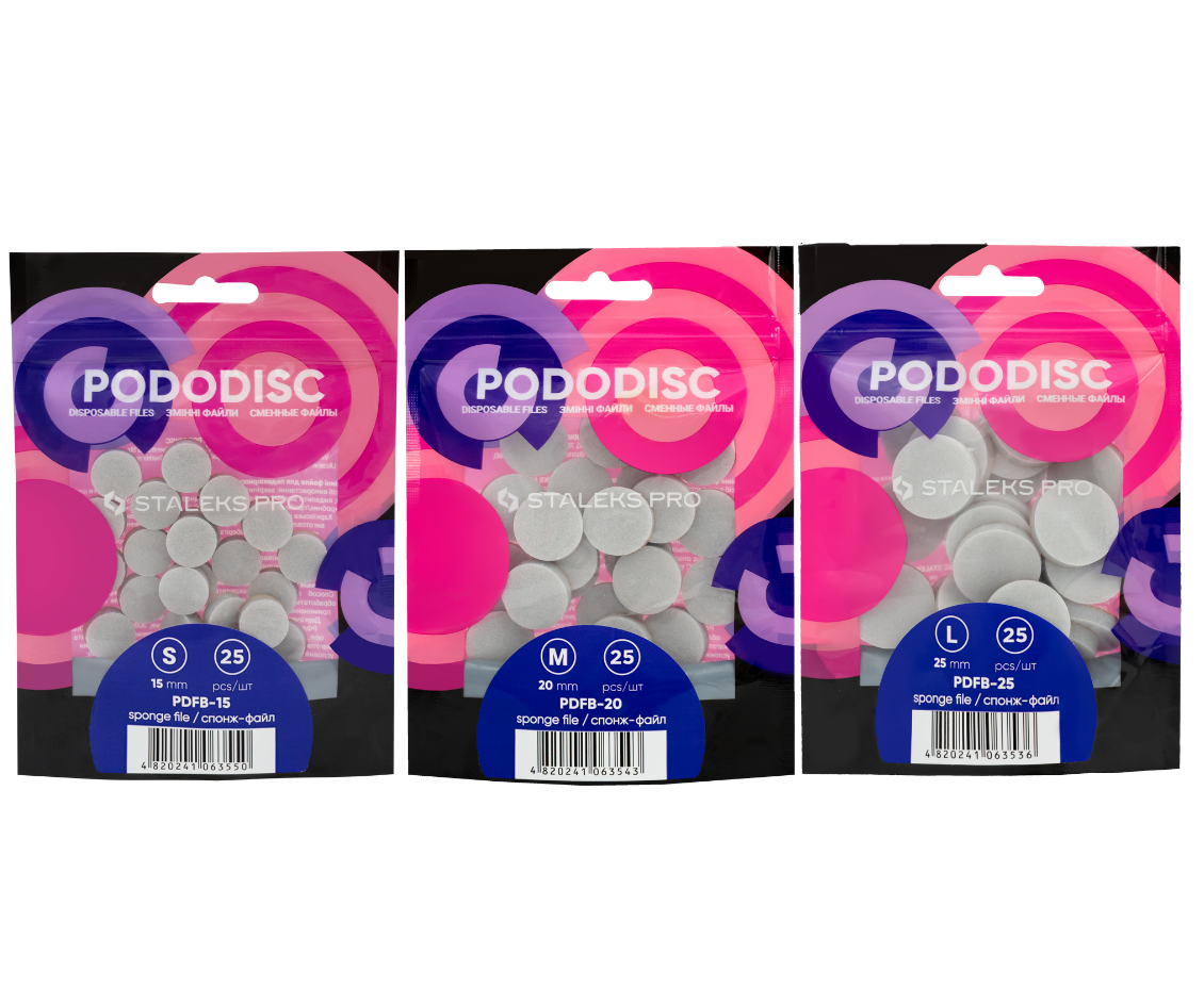 STALEKS PRO Filepads d'hygiène pour PODODISC PRO