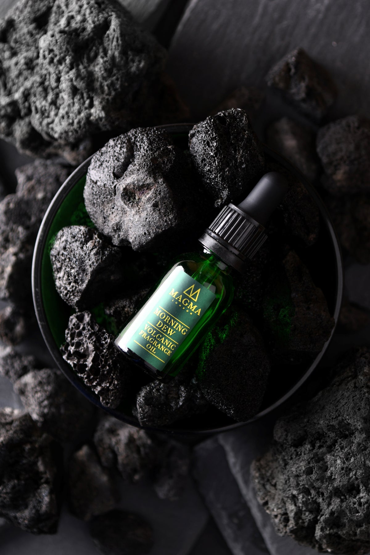 Rock Diffuser + Pure Fragrance Oil Morning Dew