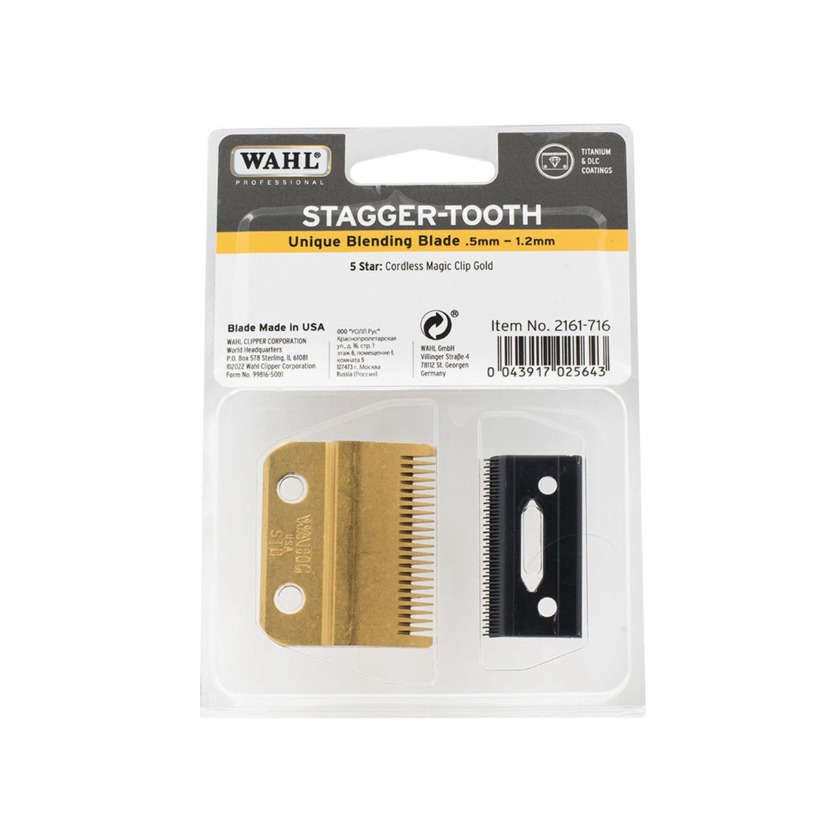 Schneidsatz Gold Staggertooth Blade