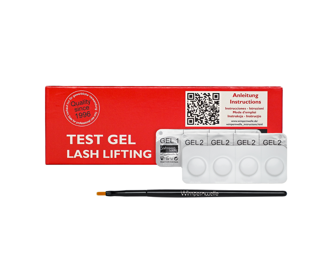 TEST GEL Wimpernwelle Lifting