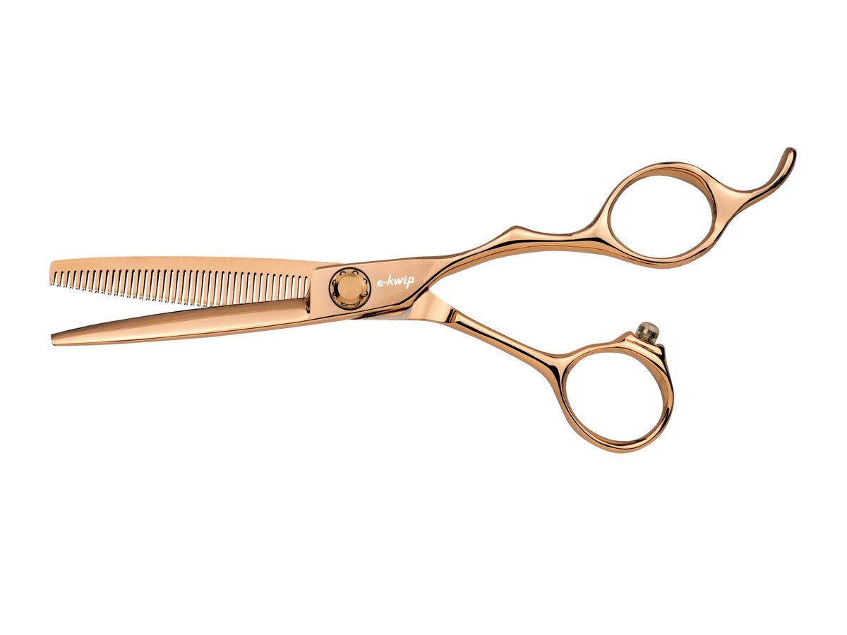 E-KWIP Set de ciseaux Kuro Rosegold 55 + KUR 40