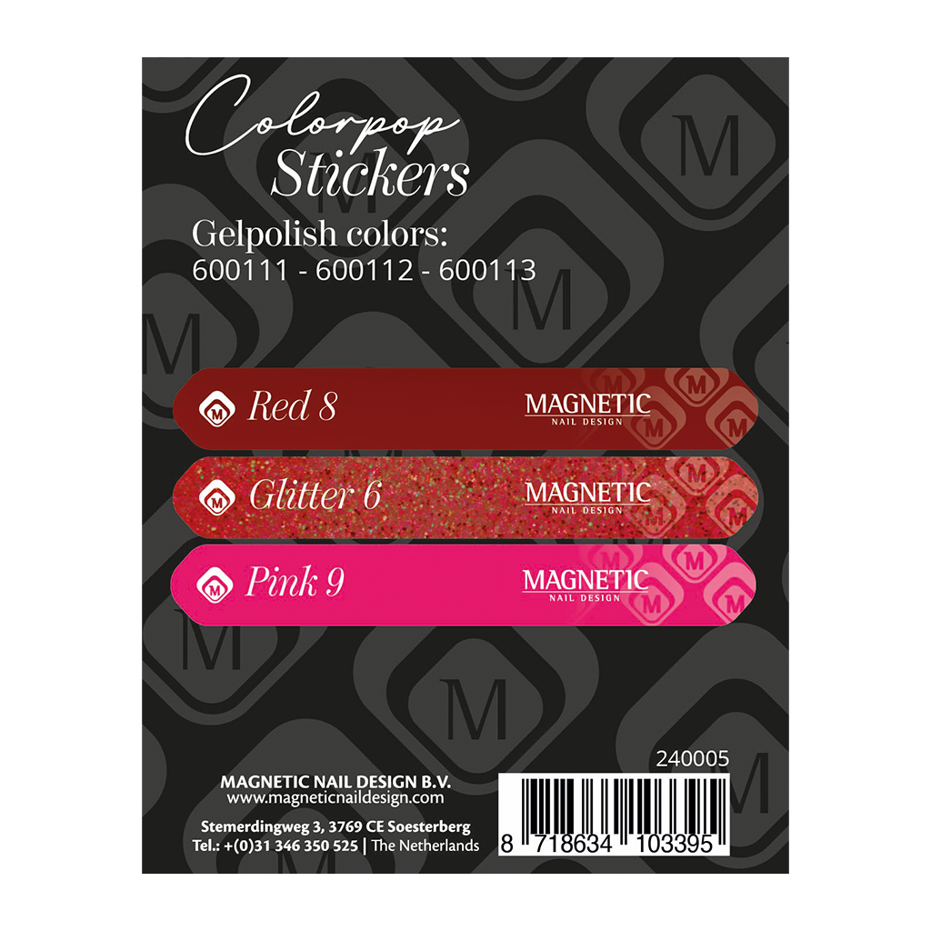 Magnetic Colorpop Feuille d'autocollants pour Gelpolish 7 ml