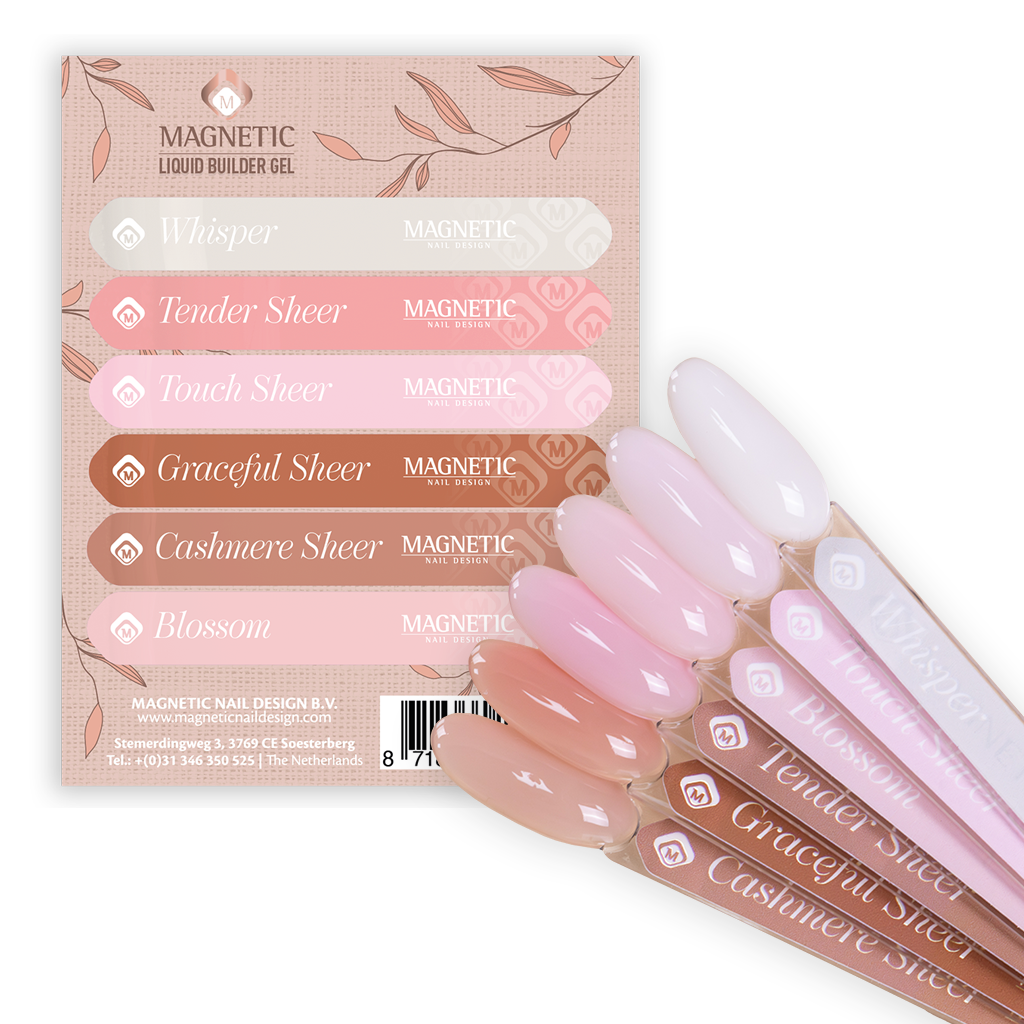 Colorpop Stickerbogen für Liquid Builder Gel