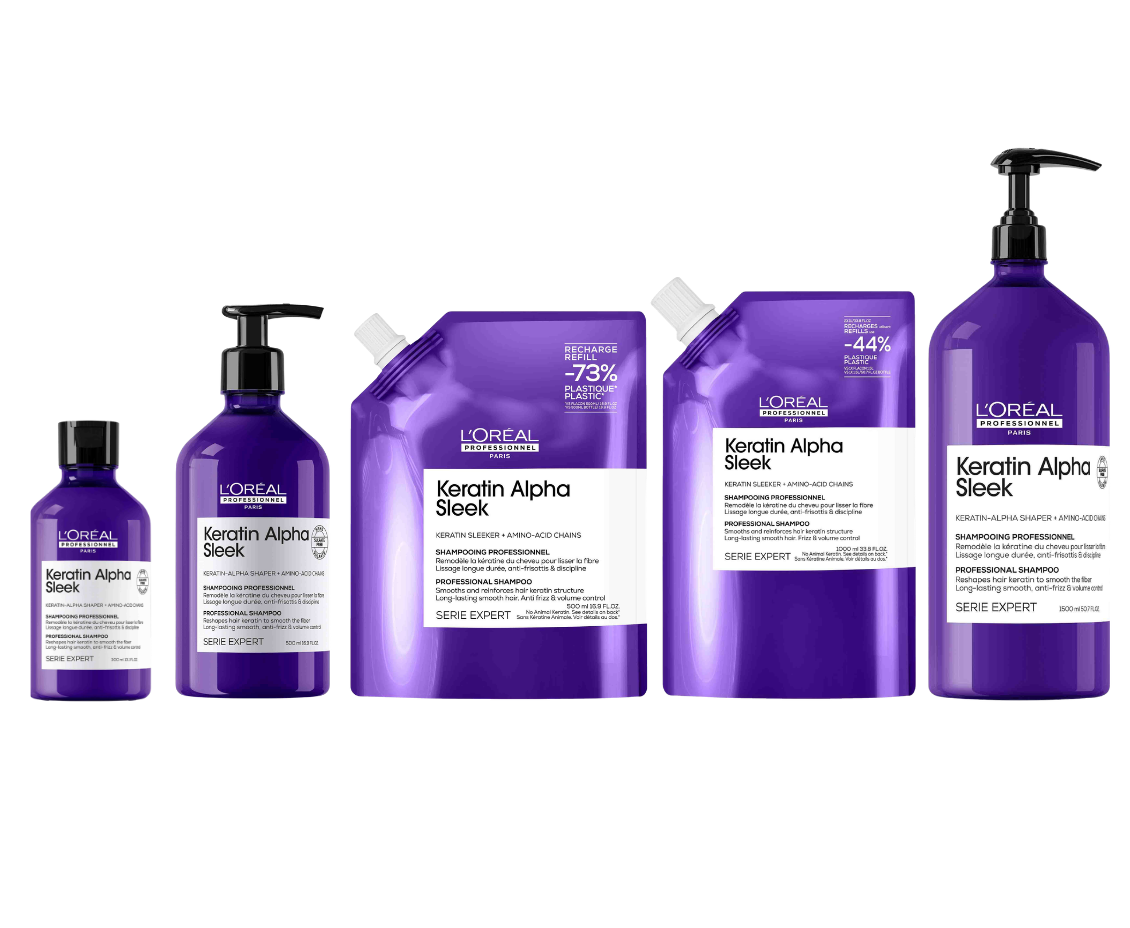 Serie Expert Keratin Alpha Sleek Shampooing