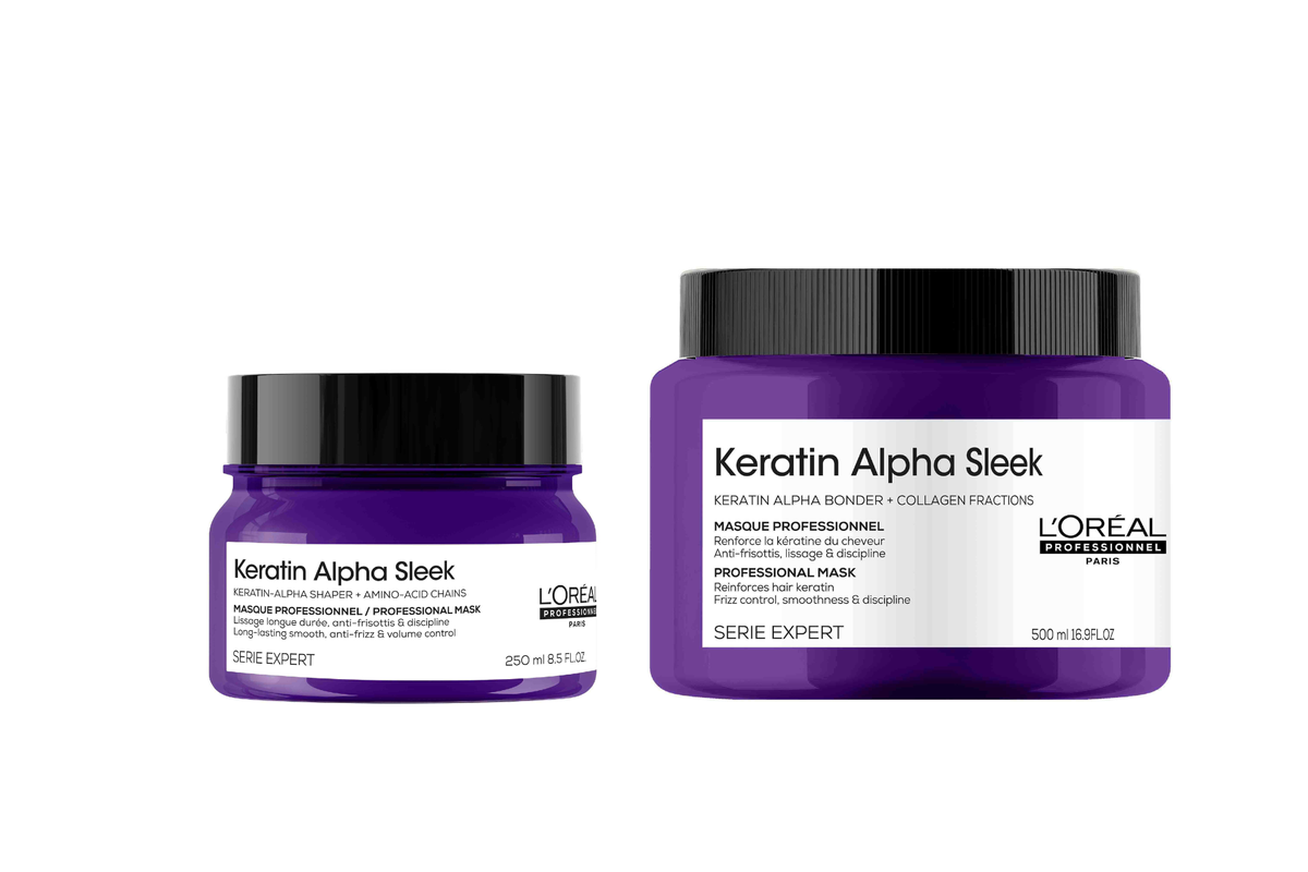 Serie Expert Keratin Alpha Sleek Maske