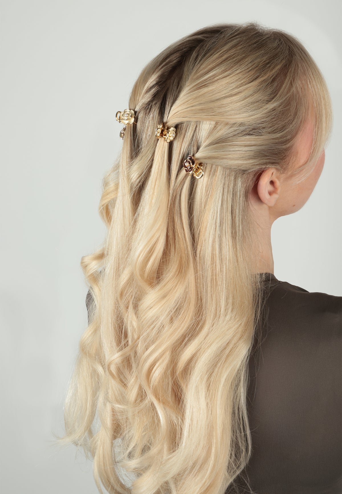 Trisa Fashion petites barrettes à fleurs fantaisie