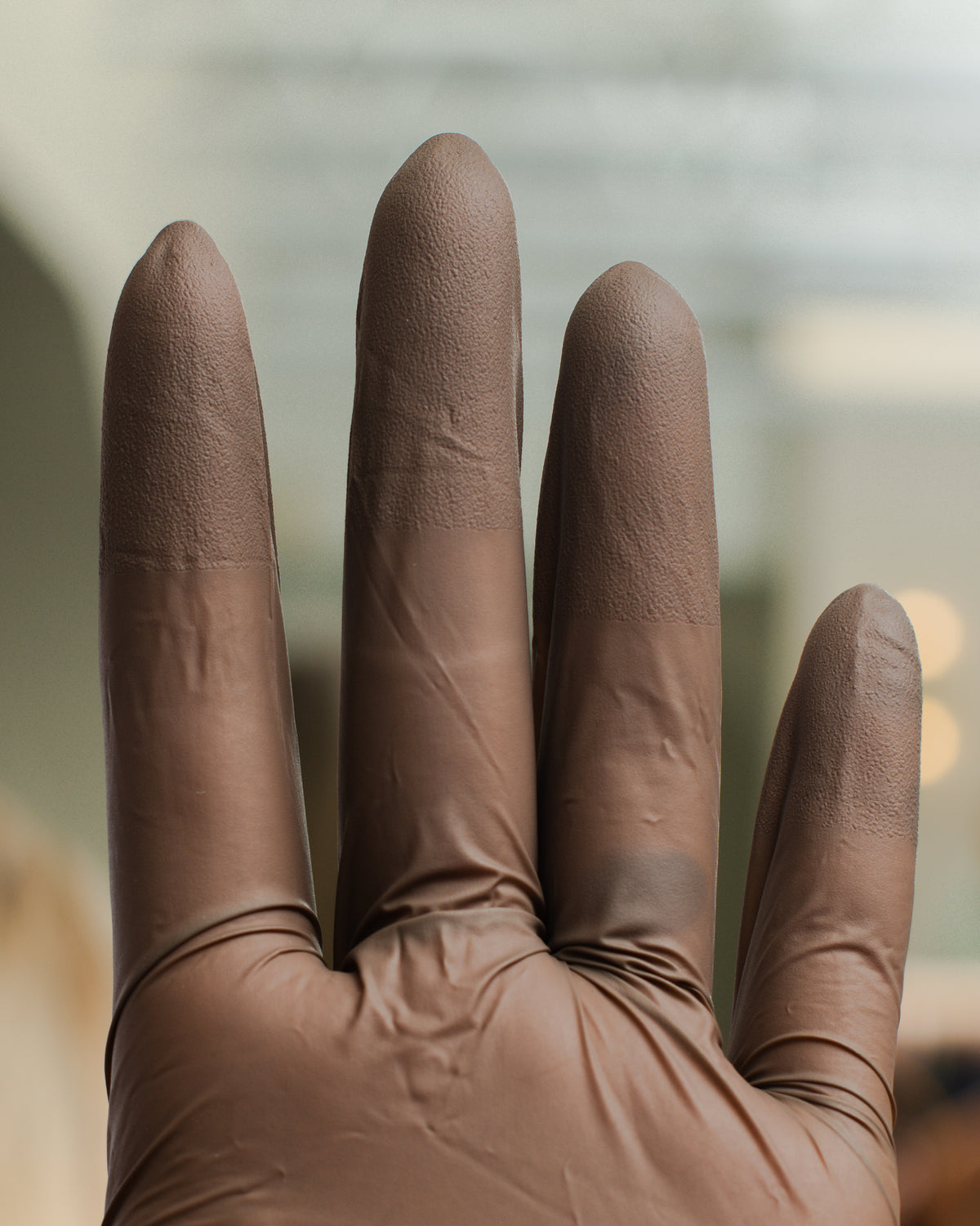 Gants Mocha en nitrile non poudrés