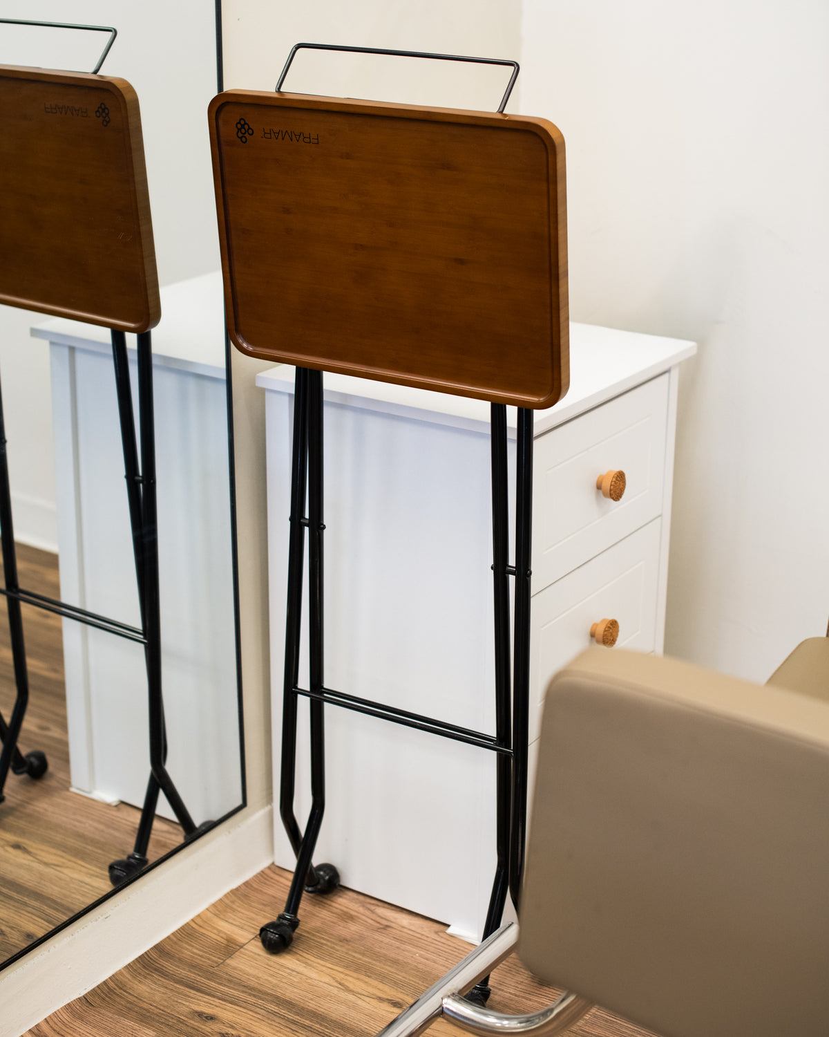 Bamboo Folding Trolley