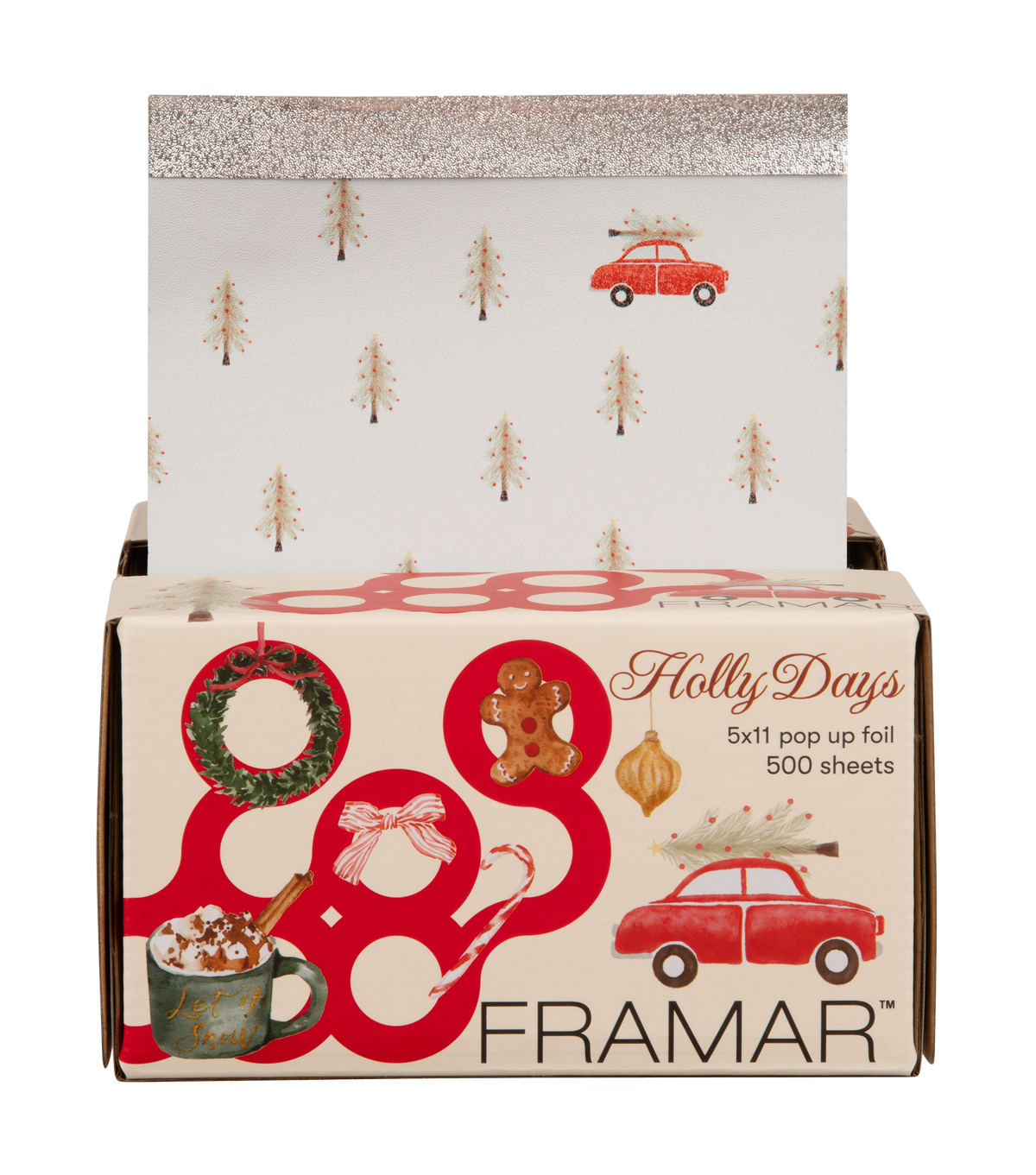 Holly Days - 26 x 12.5cm Pop Up 500 Sheets