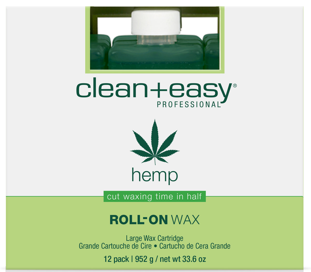 Clean+easy Hemp pot de cire grand