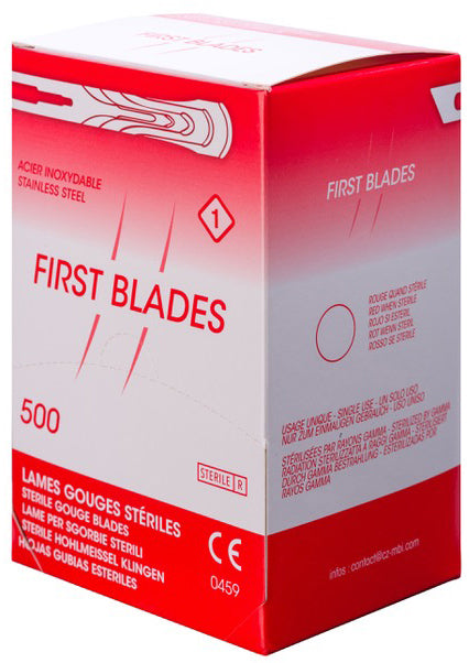 First Blades Hohlmeissel Klingen steril