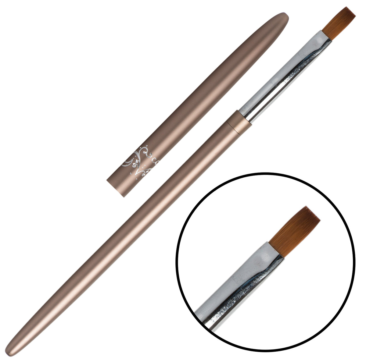 Gel Pinsel Flach