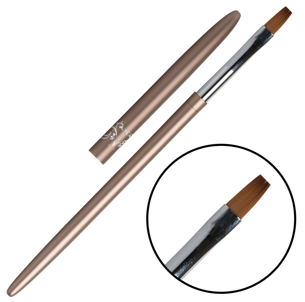 Gel Pinsel Flach
