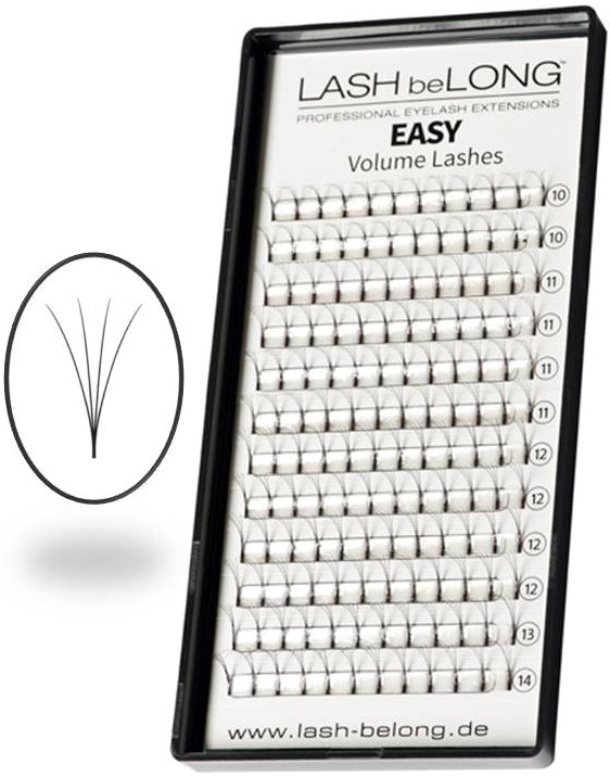 Easy Volume Lashes 4D - MIX-Box D-Curl
