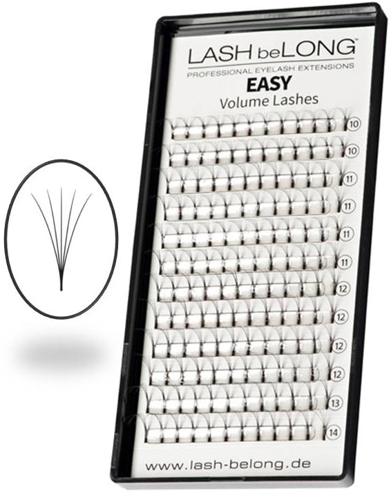 Easy Volume Lashes 5D - MIX-Box D-Curl