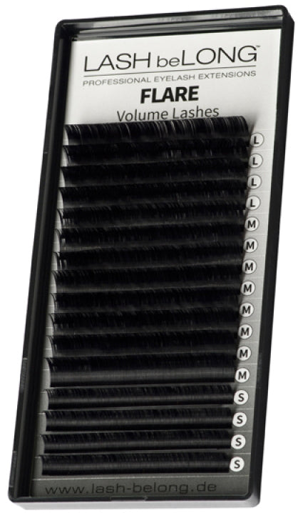 Flare Volume Lashes D-Curl Mix-Box