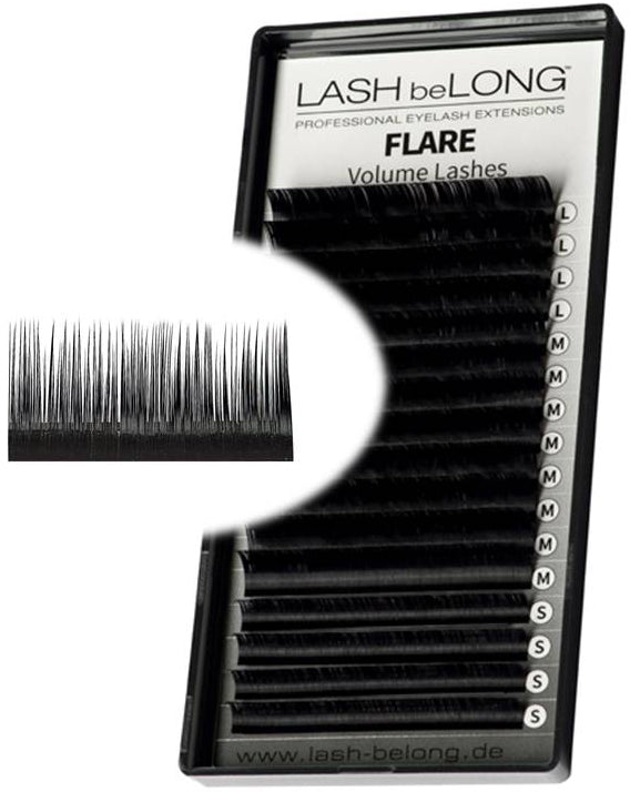 Flare Volume Lashes D-Curl Mix-Box