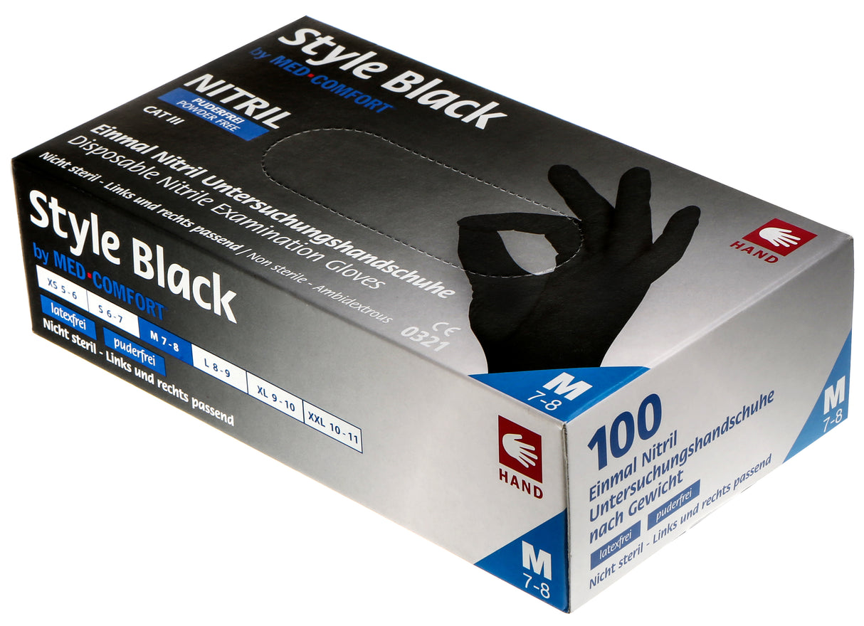 Style Handschuhe Nitril puderfrei