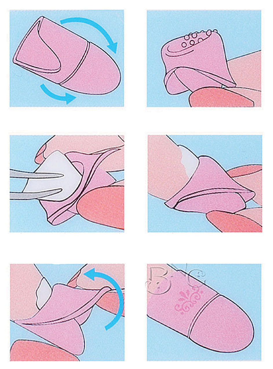 Plastic Soak Off Cap UV Gel Polish Remover