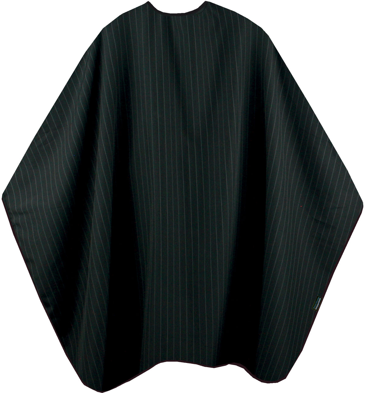 Barber Black Peignoir de coupe/rasage avec fermeture à bouton-pression