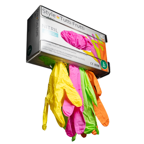 Style Tuttifrutti Nitrilhandschuhe puderfrei Farbmix