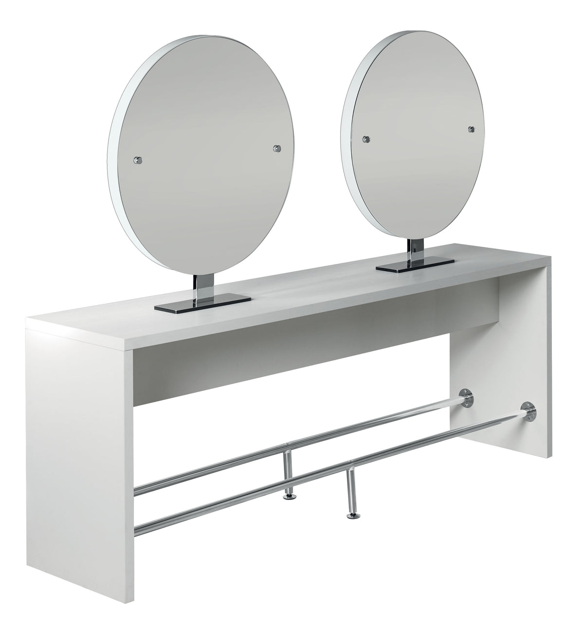 Salon Ambience Poste de coiffage Brooklyn - ilot 4 pl., rond