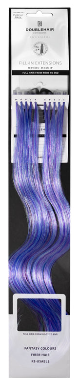 Prebonded Fill-In Extension Fiber Hair