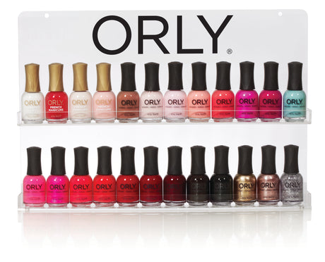 Présentoir mural de vernis à ongles
