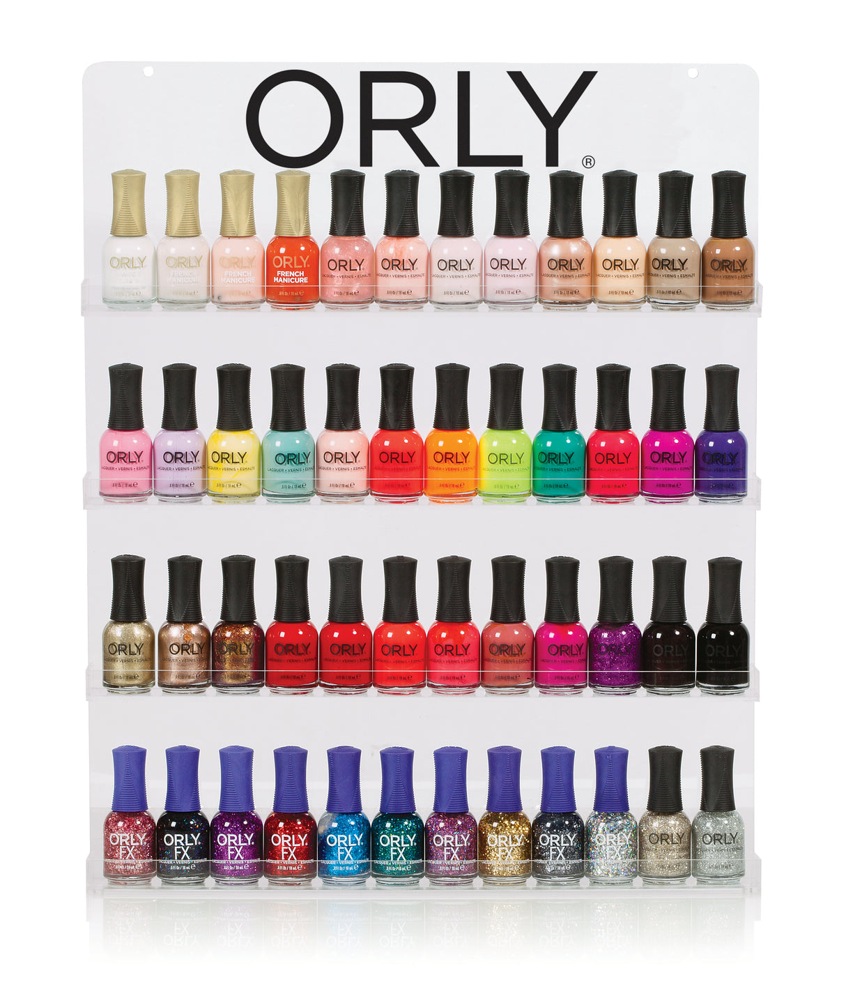 Nagellack Wanddisplay