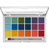 Palette variée d'ombres à paupières