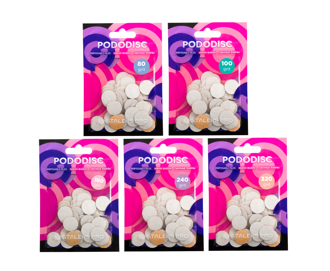 STALEKS PRO Filepads d'hygiène pour PODODISC S EXPERT