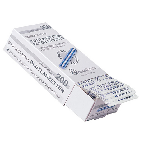 Stainless Steel Lancettes pour le sang
