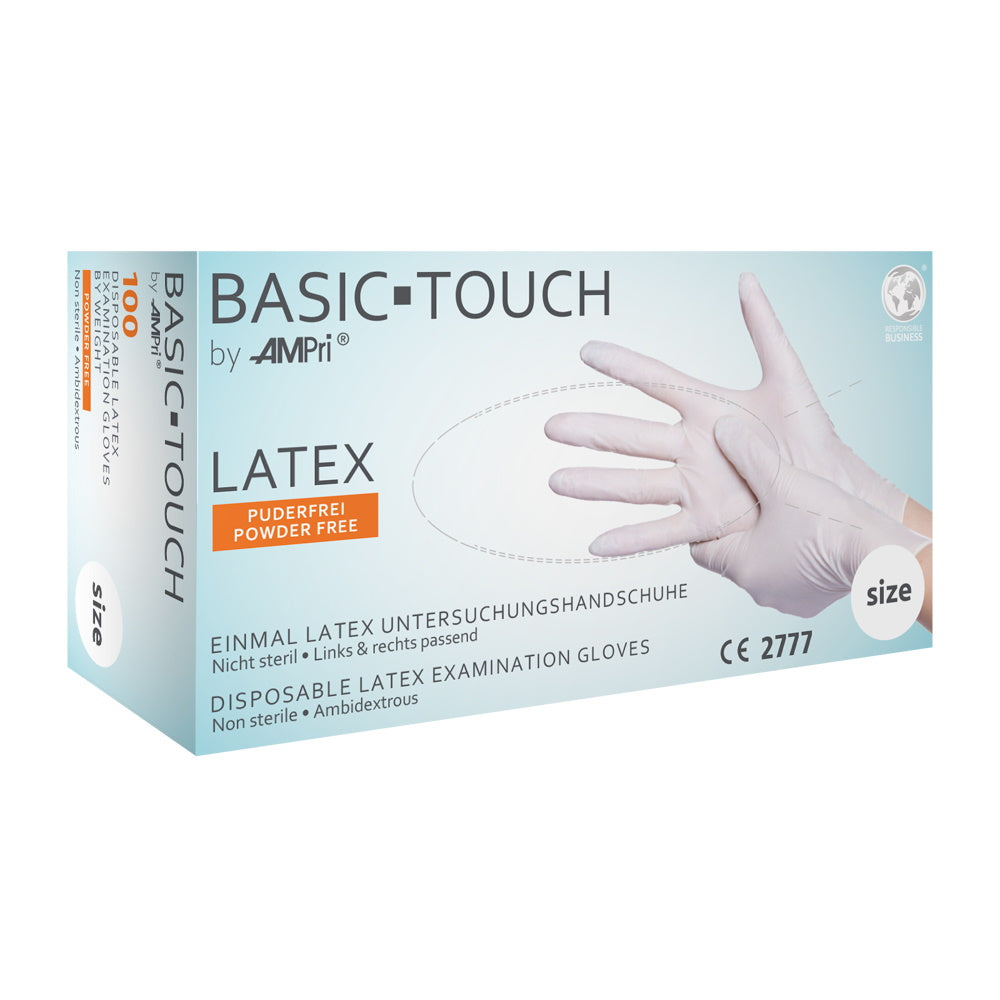 Basic-Touch Gants en latex non poudrés Latex
