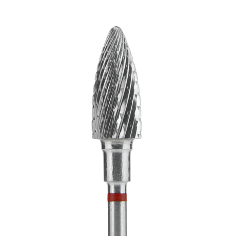 Carbide-Nagelfräser Tannenzapfenform Rot EXPERT